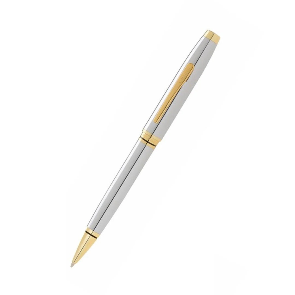 Coventry Polished Chrome with Gold Tone Appointments Ballpoint Pen