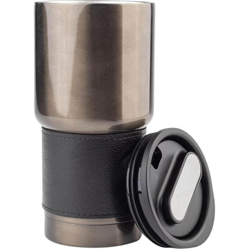 BOLIN - Hans Larsen Insulated Tumbler with Grip Sleeve 530ml - Black