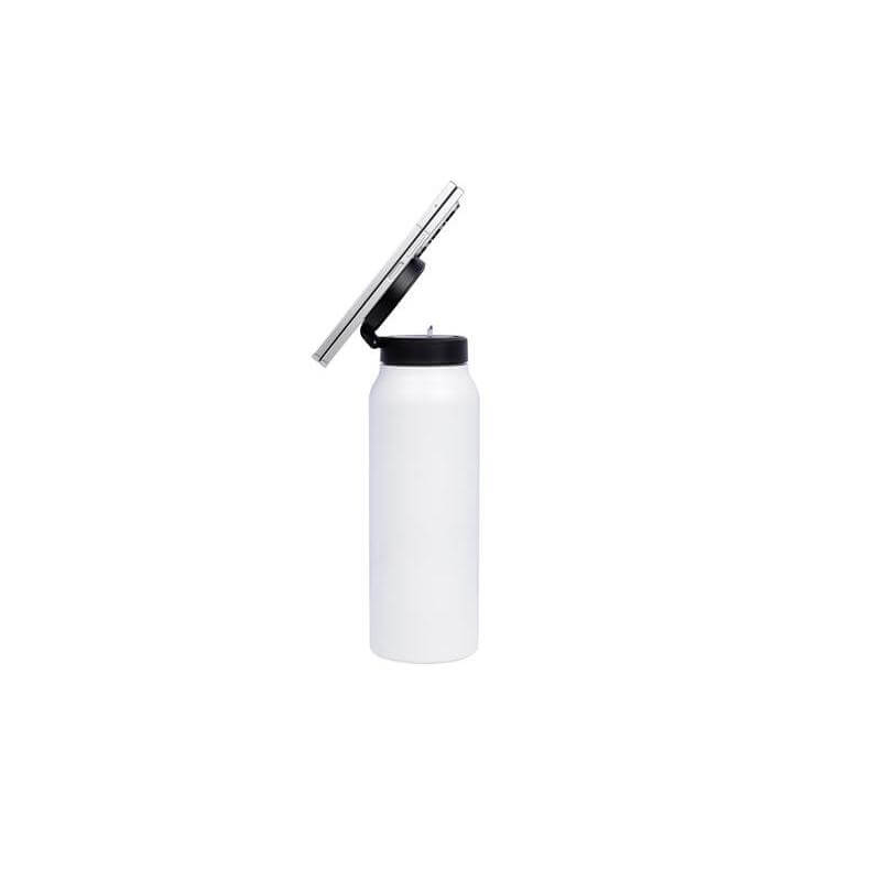FERRO - Giftology Magnetic Phone Holder Water Bottle 760ml - White