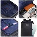 TURISMO - Santhome Expandable 17" Business Backpack - Black