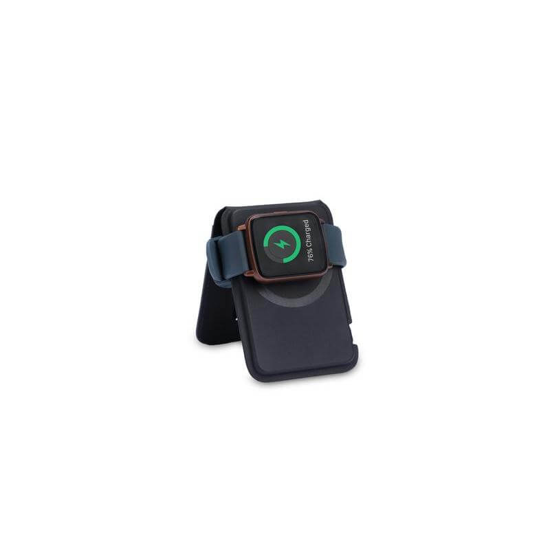 MAG3 - Giftology 3-in-1 Magnetic Wireless Charger Card Holder - Black