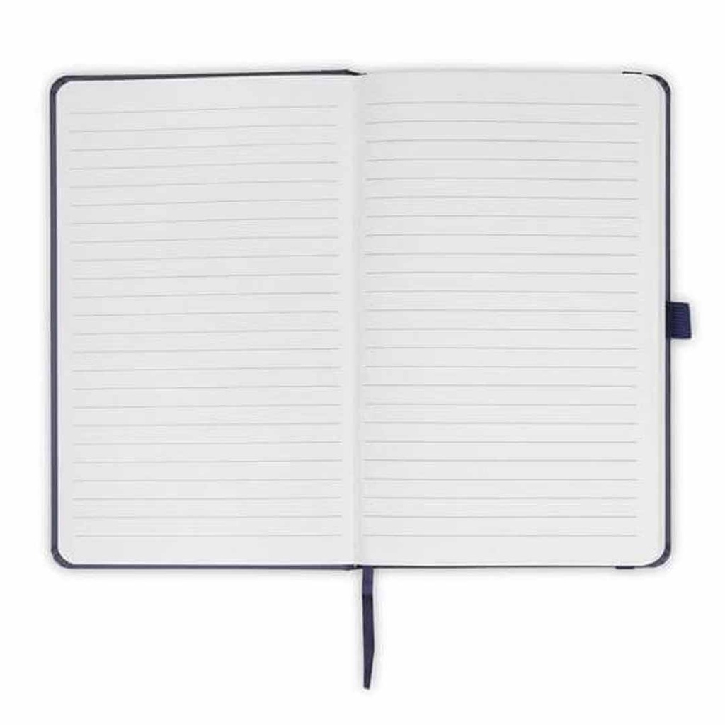 BARON - Santhome Expanded A5 Hard Cover Notebook - Navy Blue