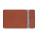 CAMDEN - Giftology 14" Felt Laptop Sleeve With 15W Magnetic Charger - Tan
