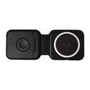 TURIN - @memorii Foldable 2-in-1 Wireless Charger and Multicable Set - Black