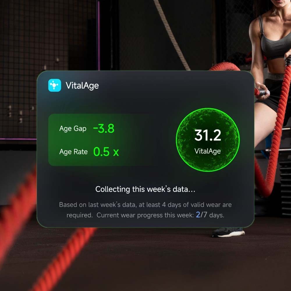 CORE VITALS - @memorii Health & Longevity Smart Fitness Band - Black