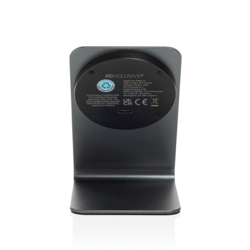 TERRA aluminum 15W magnetic wireless charging phone stand - Grey 