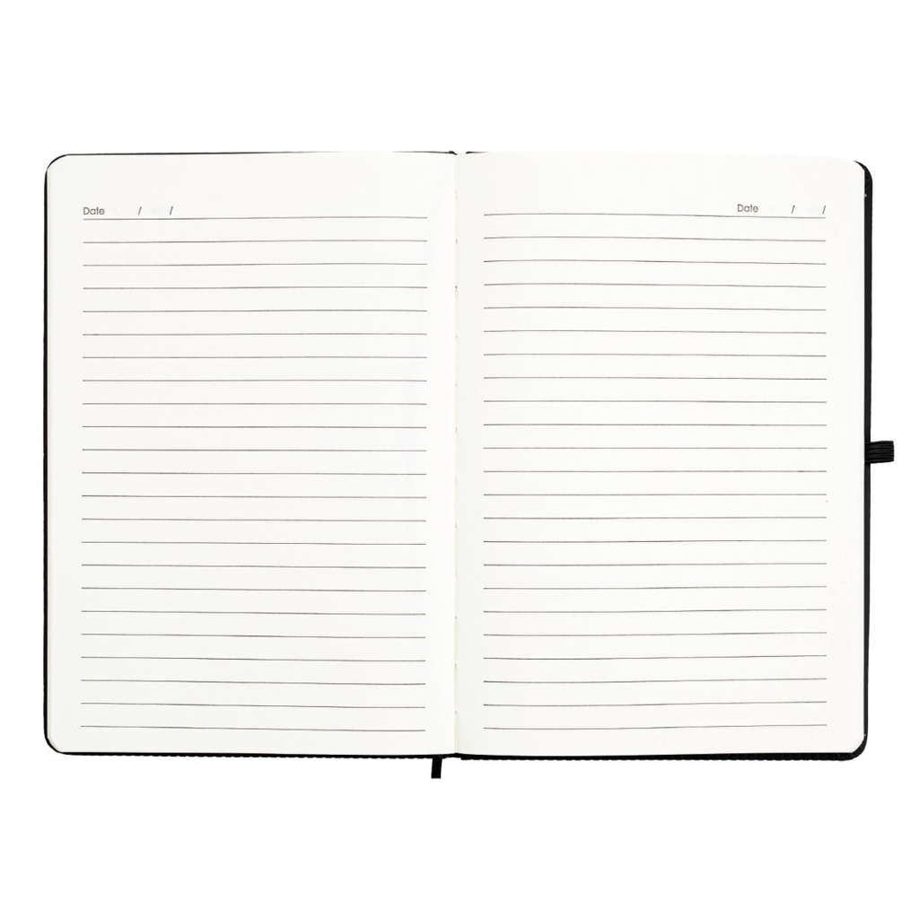RIPPLE SET - Giftology Set of Notebook and Pen - Black 