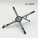 ALBA - @memorii All in One Aluminium Laptop Stand - Grey 