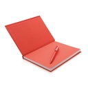 XD A5 Hard Cover Notebook With Pen - Red