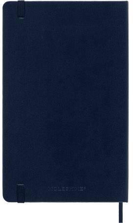 Moleskine Classic Large Ruled Hard Cover Notebook - Navy Blue