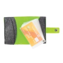 Eco-neutral Felt Cards Holder - Light Grey