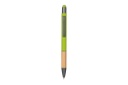 AYTOS - Metal Stylus Pen with Bamboo Grip and Rubberized Aluminium Barrel - Green