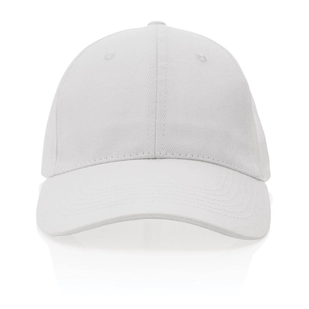 Impact AWARE™ 6 Panel 280gr Recycled Cotton Cap - White