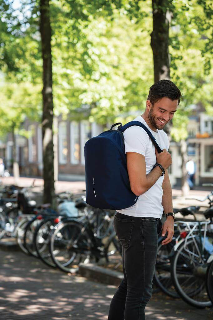 XDDESIGN Bobby Soft Anti-Theft Backpack - Navy Blue