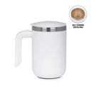 [DWHL 3242] CAFFE - Hans Larsen Auto-Stirring Coffee Mug - White