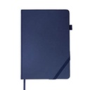 [NBSN 5345] FAROE - Santhome A5 PU Hard Cover Notebook with Pen Loop - Navy Blue