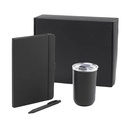 HEVIZ - Giftology Set of Tumbler, A5 Notebook and Pen - Black