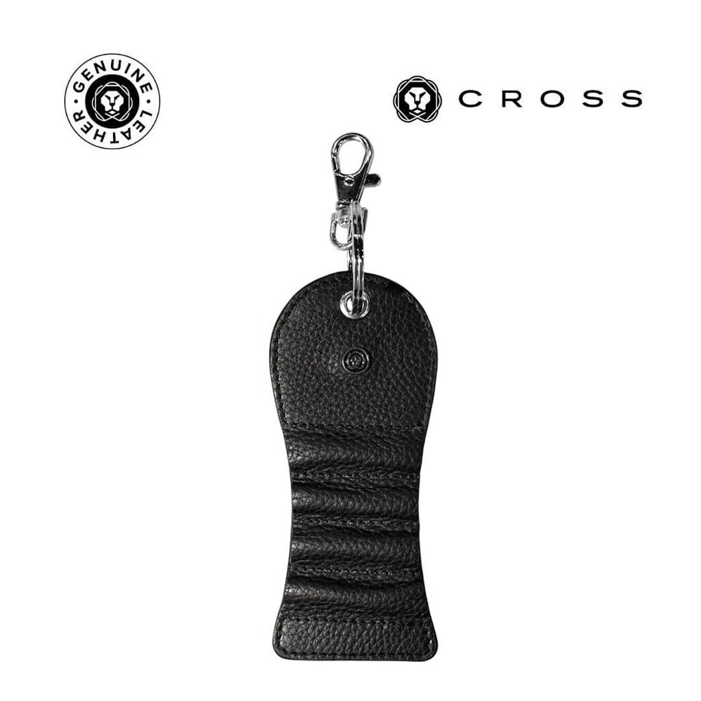 CROSS Leather Golf Tee Holder - Black