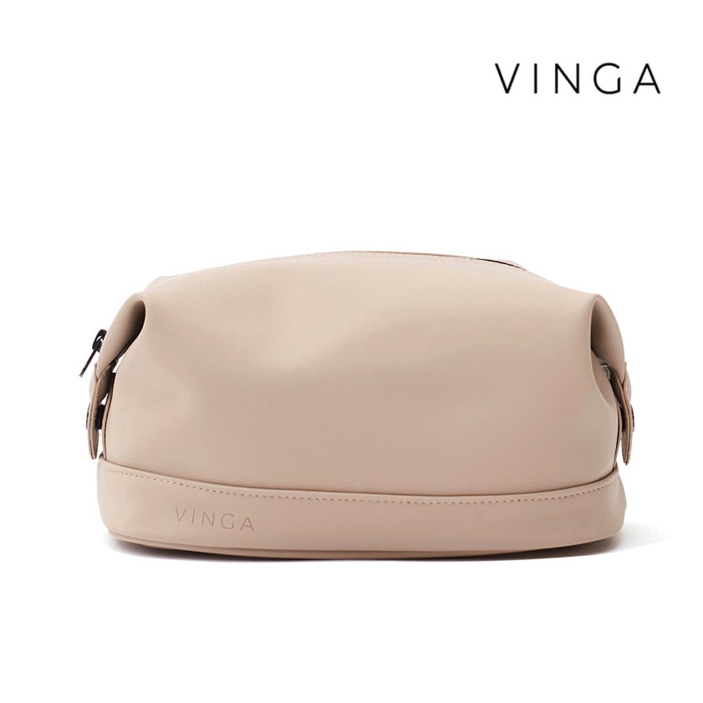 VINGA Baltimore Wash Bag - Beige