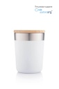 LAREN - CHANGE Collection Insulated Mug - White