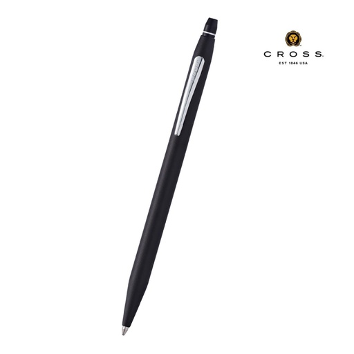 [WICR 5390] Cross Click™ Classic Black Ballpoint Pen (Blue Ink)