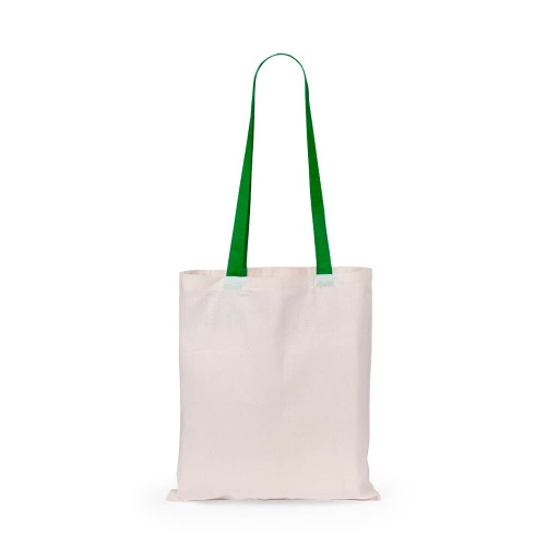 [BPMK 130] Cotton Shopping Bag - Green Handle